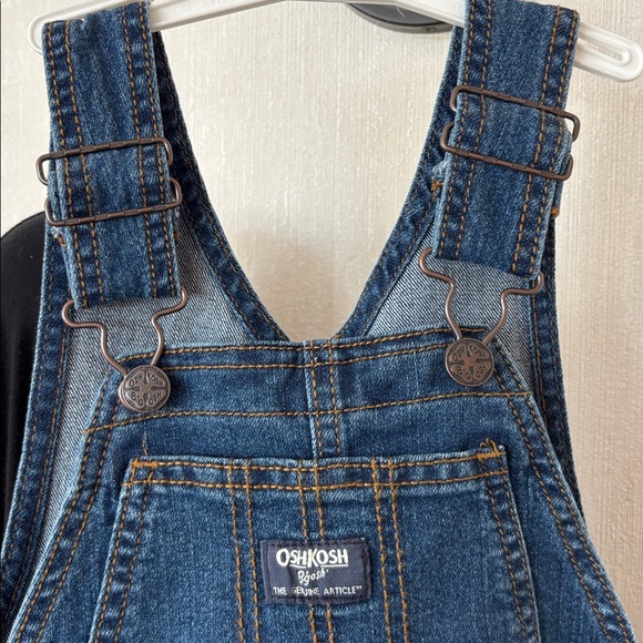 Toddler Size 3T | NWT OshKosh B'gosh Classic Blue Overalls - Picture 8 of 8